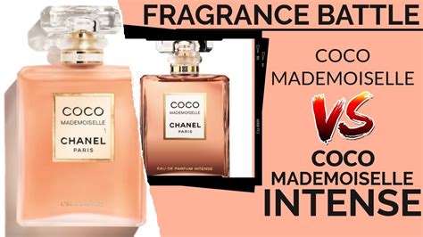 chanel mademoiselle intense vs regular